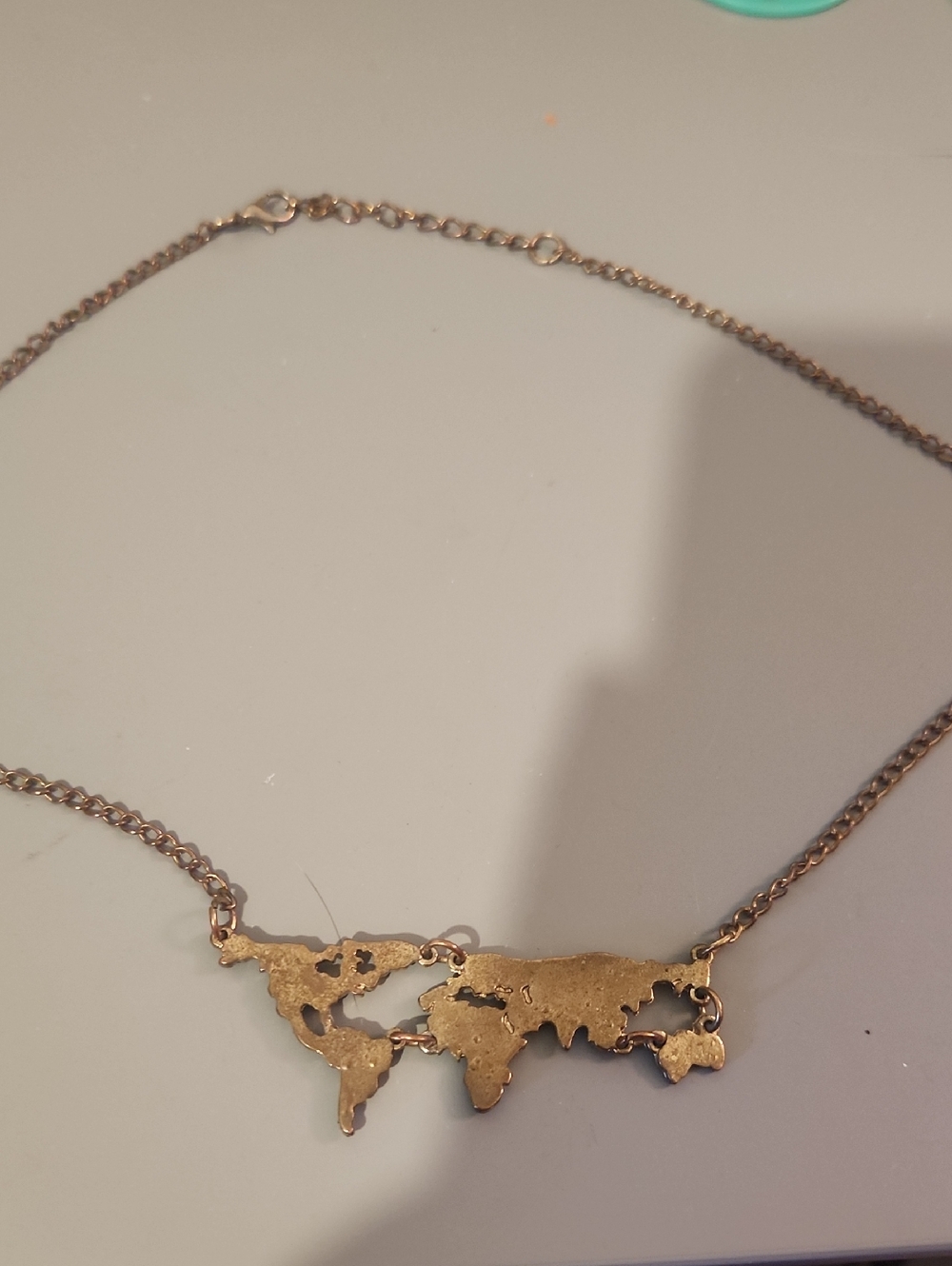 Modcloth Map Necklace